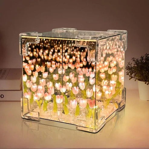 3-in-1 Tulip Mirror Night Light – Cozy Home Lamp